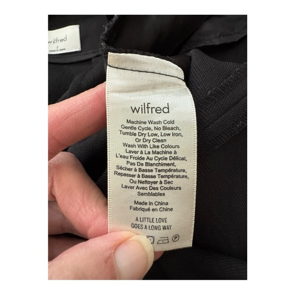 ARITZIA | Wilfred Écoulement Tie Back Sleeveless Jumpsuit in Black, Size 2 - Picture 11 of 15